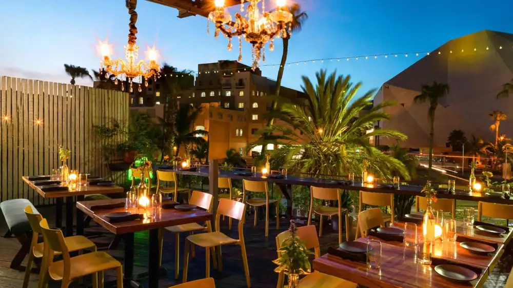 Dining and tables at Outpost Cabo